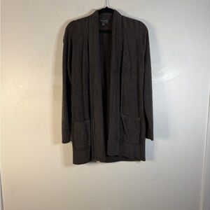 Barefoot Dreams CozyChic Lite Cardigan in Dark Brown
